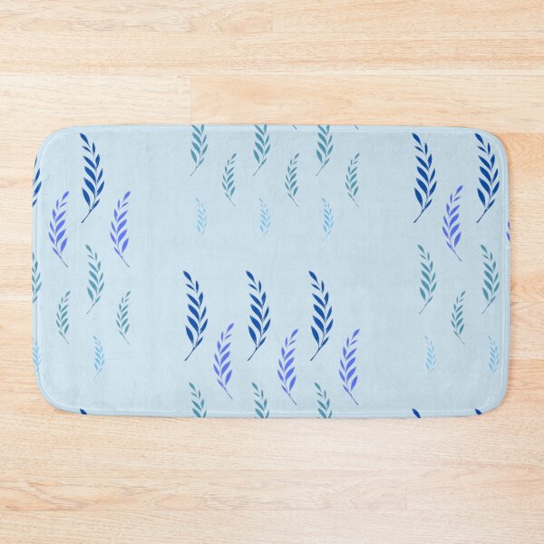 Item preview, Blue Leaves Pattern, Blue Leaf Set, Leaf Motif, Vibrant Gradient Leaves designed and sold by Art Shimmers.