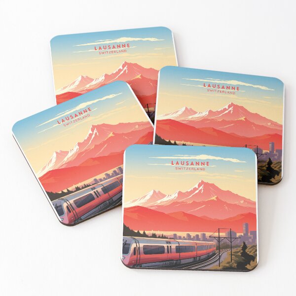 Item preview, Lausanne Switzerland Lakeside Elegance designed and sold by NeuralVibe.