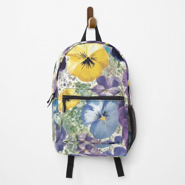 Item preview, Floral pattern. Colorful flowers. Pansies designed and sold by MagelliShop.