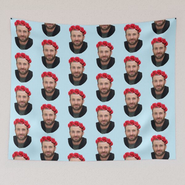 Item preview, Chris Evans Flower Crown designed and sold by hannahvb2.