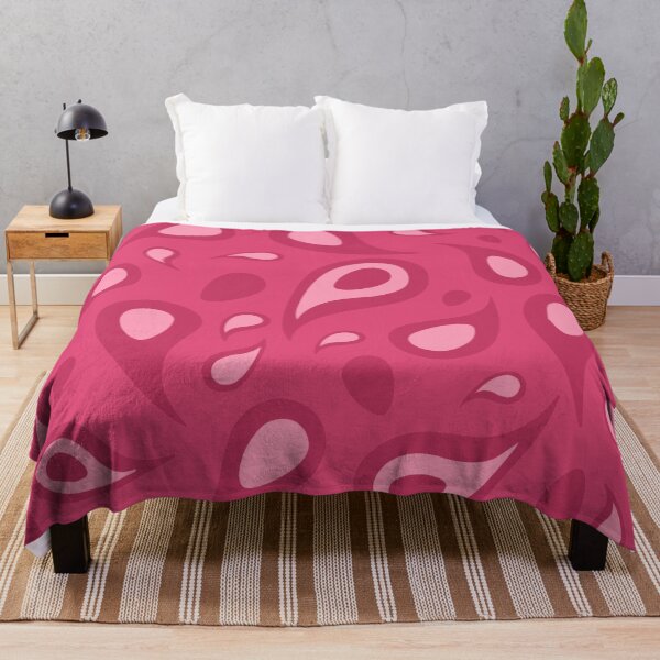 Item preview, Pink shades paisley seamless pattern print designed and sold by SpinklyCreations.