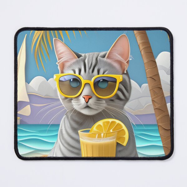 Item preview, Paper Happy  Cat on the beach  designed and sold by m-litomirskaya.