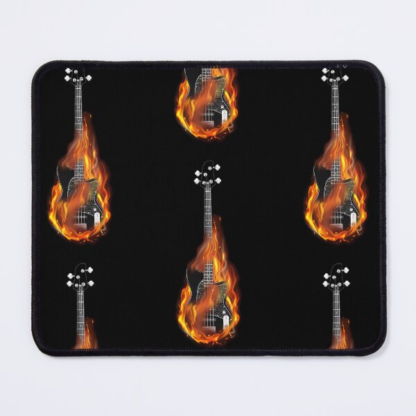 Item preview, fire guitar t-shirt designed and sold by dreamer-zone.