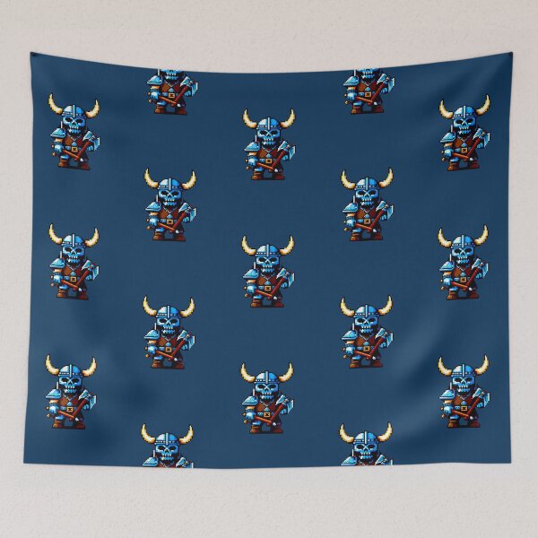 Item preview, Viking Skeleton: Pixelated Norse Warrior designed and sold by Ronny-Owiso.