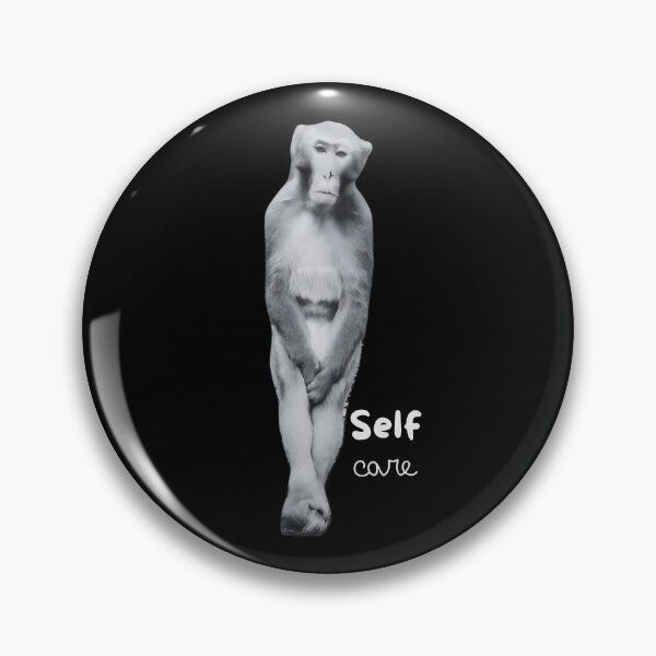 Item preview, Self Care monkey  designed and sold by MotivaChic.