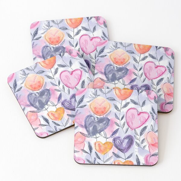 Item preview, Summer Heart Leaf and Foral designed and sold by JessArty ⭐⭐⭐⭐⭐.