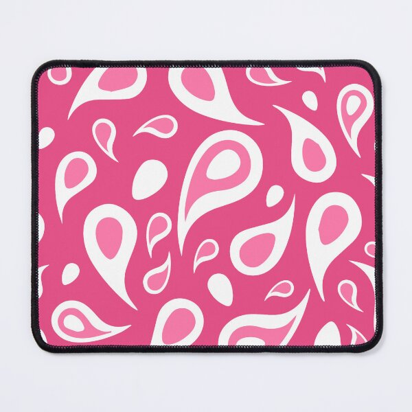 Item preview, Pink shades paisley seamless pattern print designed and sold by SpinklyCreations.