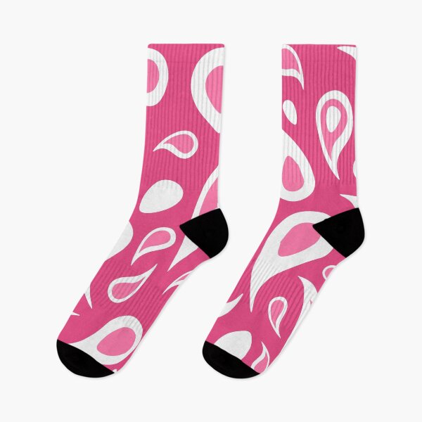 Item preview, Pink shades paisley seamless pattern print designed and sold by SpinklyCreations.