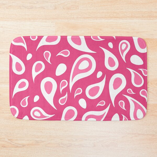 Item preview, Pink shades paisley seamless pattern print designed and sold by SpinklyCreations.