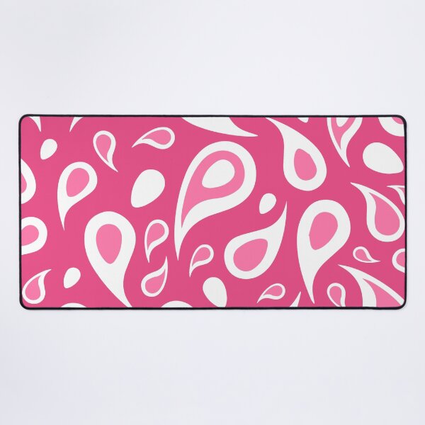 Item preview, Pink shades paisley seamless pattern print designed and sold by SpinklyCreations.