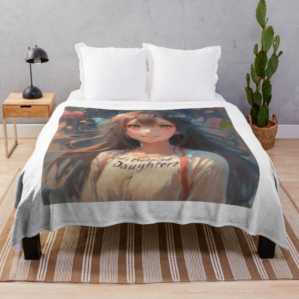 Item preview, Gods beloved daughter is beautiful girl anime cute happy christian gifts  designed and sold by thankful-loco.