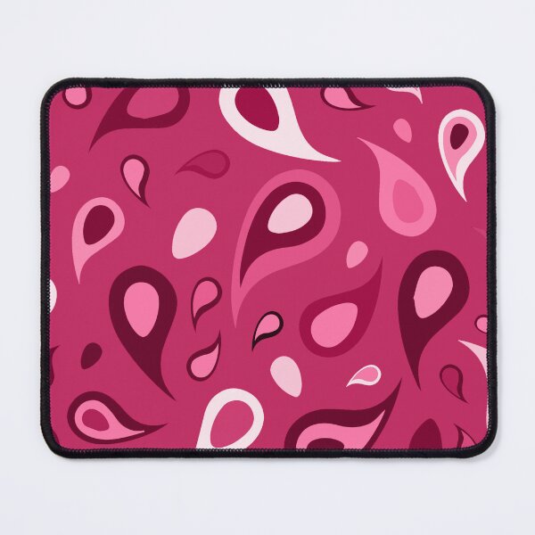Item preview, Pink shades paisley seamless pattern print designed and sold by SpinklyCreations.