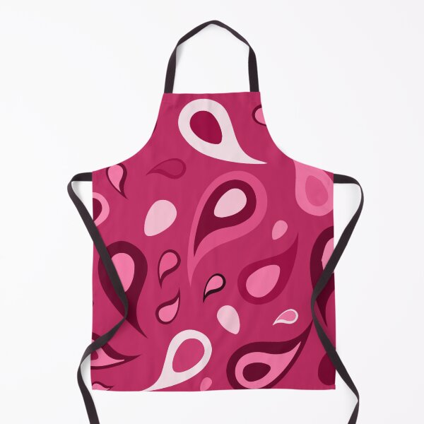 Item preview, Pink shades paisley seamless pattern print designed and sold by SpinklyCreations.