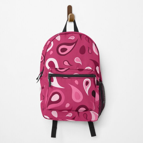 Item preview, Pink shades paisley seamless pattern print designed and sold by SpinklyCreations.