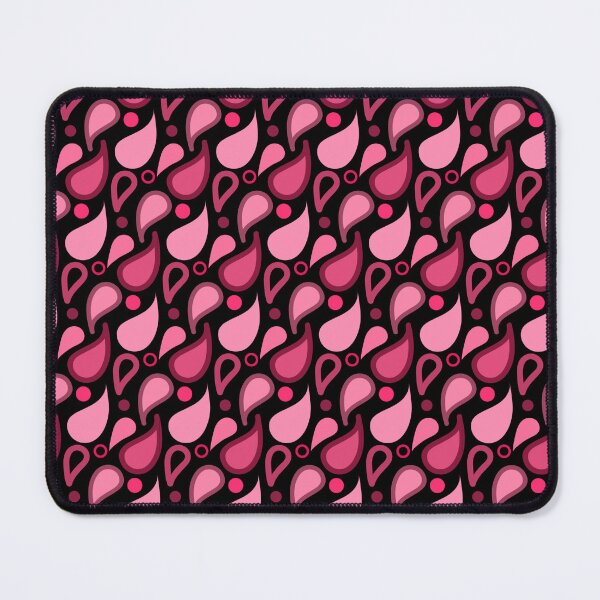 Item preview, Pink shades paisley seamless pattern print designed and sold by SpinklyCreations.