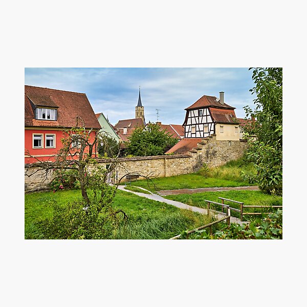 Item preview, At the city wall in Iphofen (2) designed and sold by MICHAEL KNIERIEME - PHOTOGRAPHY.
