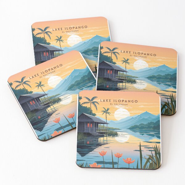 Item preview, Lake Ilopango El Salvador Volcanic Wonder designed and sold by NeuralVibe.