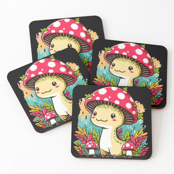 Item preview, Kawaii simple Mushroom Hat Dinosaur Brontosaurus 3 designed and sold by TomFrontierArt.
