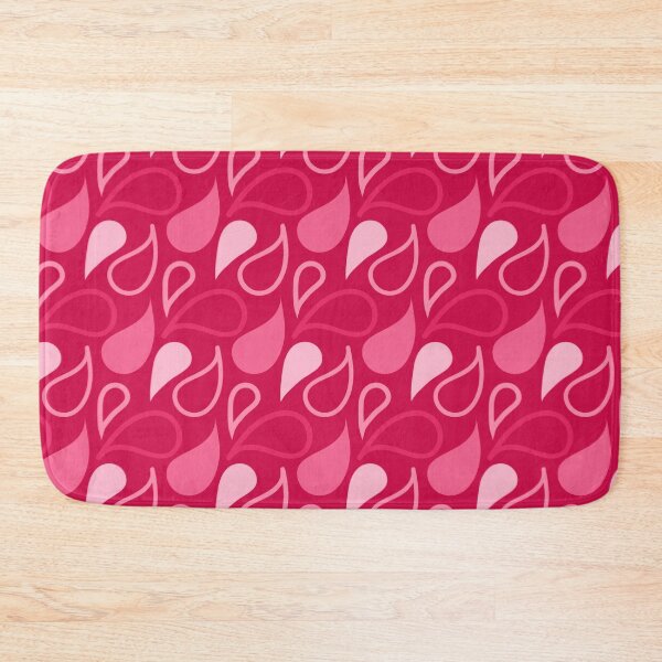 Item preview, Pink shades paisley seamless pattern print designed and sold by SpinklyCreations.