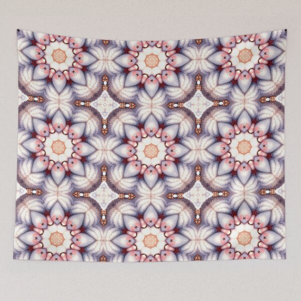 Item preview, White Pink and Blue Psychedelic Pattern designed and sold by DammyK89.