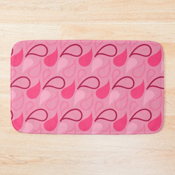 Item preview, Pink shades paisley seamless pattern print designed and sold by SpinklyCreations.