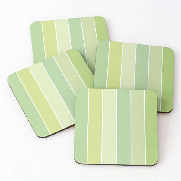 Item preview, Green Nuance Stripes Pattern designed and sold by AriLady.