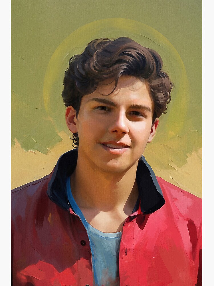 Thumbnail 2 of 2, Art Board Print, Blessed Carlo Acutis, Millennial Saint, Young and Handsome V.6 designed and sold by Varnachitra.