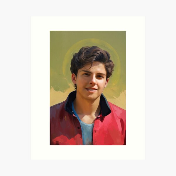 Blessed Carlo Acutis, Millennial Saint, Young and Handsome V.6 Art Print