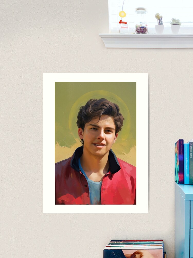 Thumbnail 2 of 3, Art Print, Blessed Carlo Acutis, Millennial Saint, Young and Handsome V.6 designed and sold by Varnachitra.