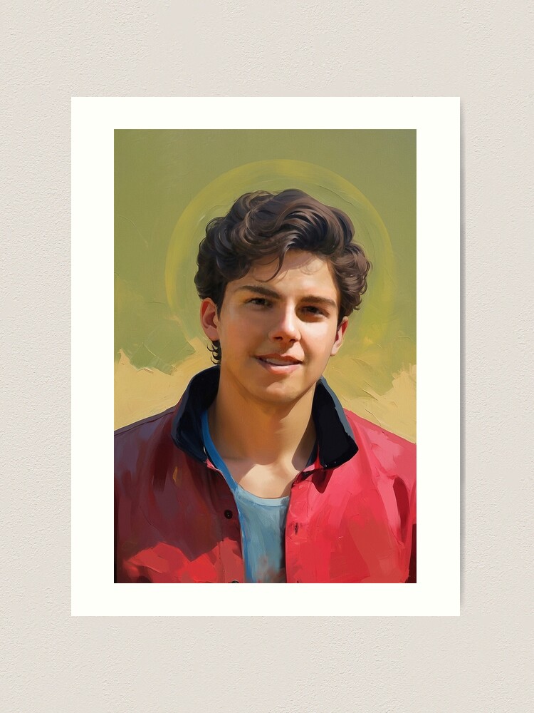 Thumbnail 1 of 3, Art Print, Blessed Carlo Acutis, Millennial Saint, Young and Handsome V.6 designed and sold by Varnachitra.