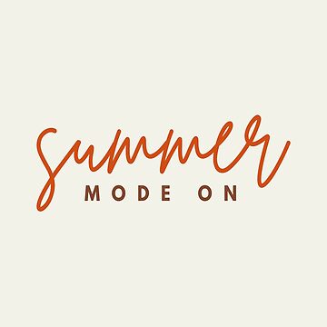 Artwork thumbnail, Summer Mode On by newmariaph