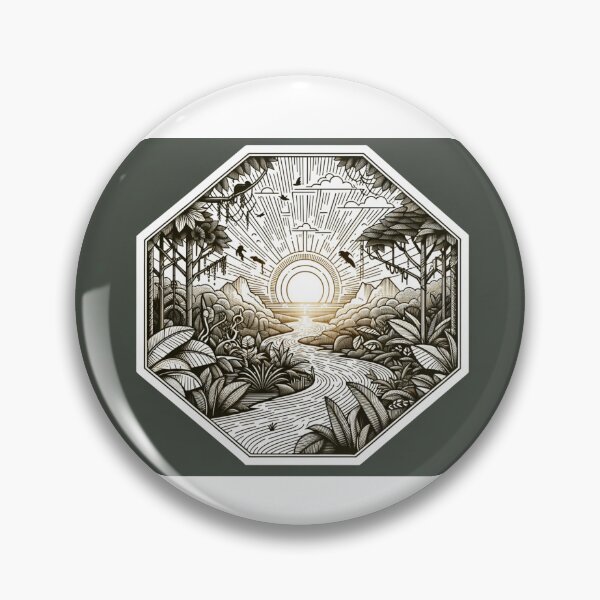 Item preview, Sunset between mountain and Jungle  designed and sold by Origami-BA.