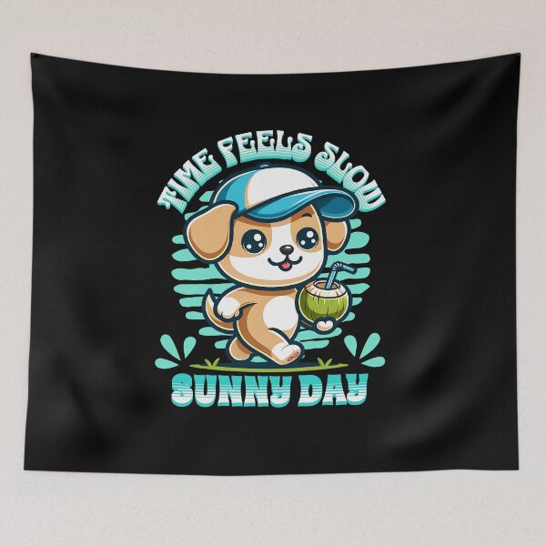 Item preview, Sunny Day Cartoon Puppy designed and sold by InsanseCreation.