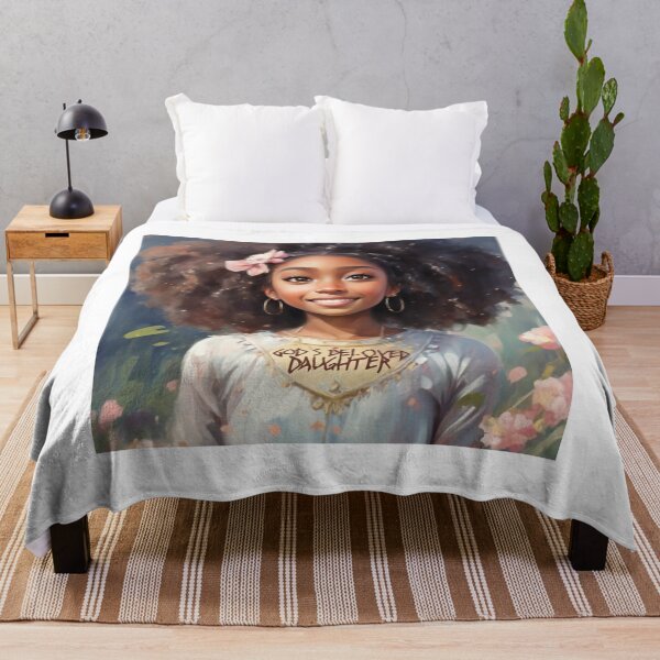 Item preview, Gods daughter is beloved beautiful anime girl with great hair cute christian gifts  designed and sold by thankful-loco.