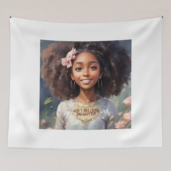 Item preview, Gods daughter is beloved beautiful anime girl with great hair cute christian gifts  designed and sold by thankful-loco.
