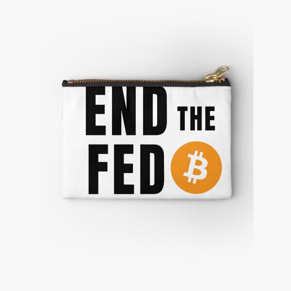 Item preview, End the Fed Bitcoin Logo designed and sold by NoCompetition.
