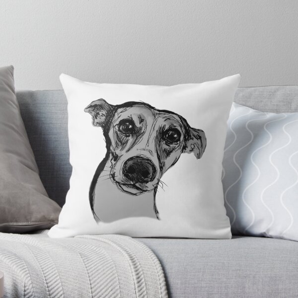 Whippet Throw Pillow