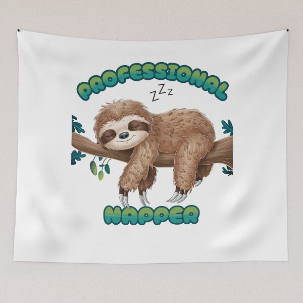 Item preview, Professional Napper Sloth designed and sold by CALIMASHIRTS.