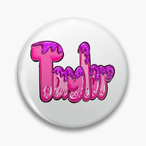 Item preview, Taylor girls name woman’s first name in pink purple bubble letters calligraphy personalised personalized customized name Gift for Taylor designed and sold by Artonmytee.
