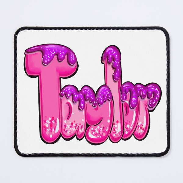Item preview, Taylor girls name woman’s first name in pink purple bubble letters calligraphy personalised personalized customized name Gift for Taylor designed and sold by Artonmytee.