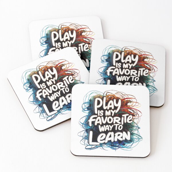 Item preview, Play Is My Favorite Way To Learn | Preschool Teacher Humor Quote designed and sold by PixelGrafiks.