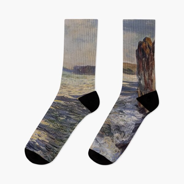 Item preview, Waves and Rocks at Pourville - 1882 - Claude Monet designed and sold by dottyshai.