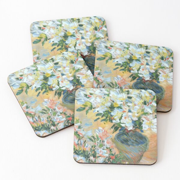 Item preview, White Azaleas in a Pot - 1885 - Claude Monet designed and sold by dottyshai.