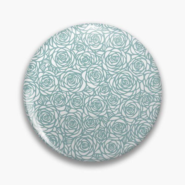 Item preview, Pewter Blue Surreal rose pattern designed and sold by Pixevol.