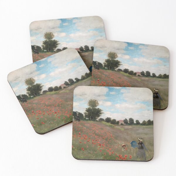 Item preview, Wild Poppies, near Argenteuil - 1873 - Claude Monet designed and sold by dottyshai.