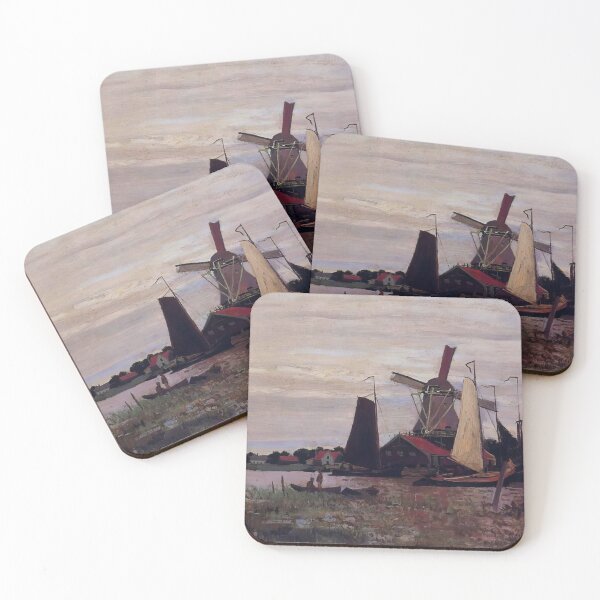 Item preview, Windmill at Zaandam - 1871 - Claude Monet designed and sold by dottyshai.