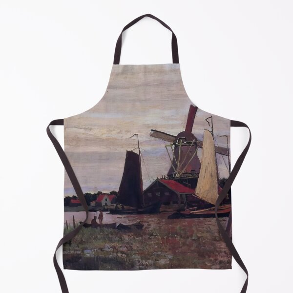 Item preview, Windmill at Zaandam - 1871 - Claude Monet designed and sold by dottyshai.