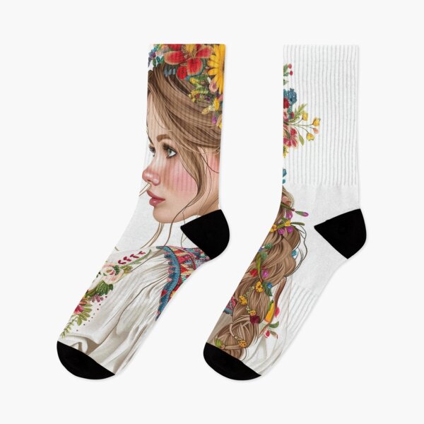 Item preview,  Girl with flowers designed and sold by m-litomirskaya.