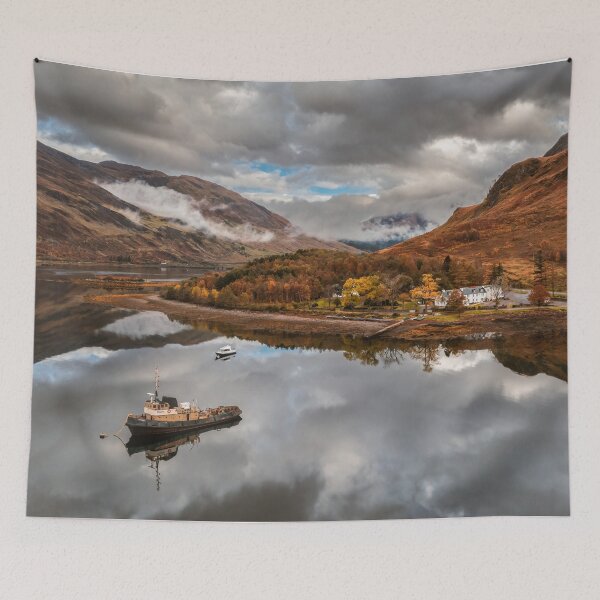 Item preview, Autumn Tranquility on Loch Duich designed and sold by David Bowman.