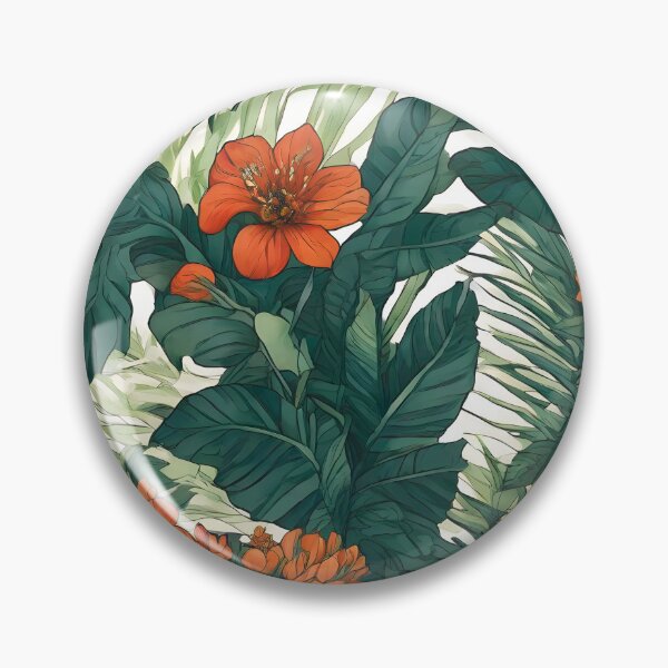 Item preview, Sessions in the jungle - flower pattern design designed and sold by fl0werfact0ry.